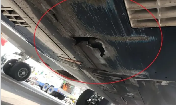 Aeroméxico 737 MAX aircraft at Mexico City airport